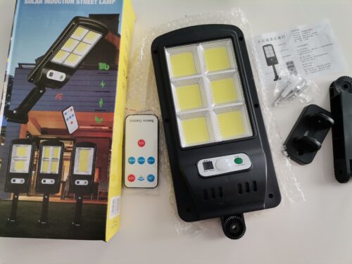 Lampi Solare, Exterior,Stradala, Gradina, LED cu senzor de miscare si unghi de inductie 120 grade photo review