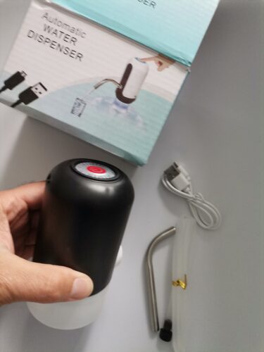 Dispenser Apa Electric, reincarcabil, cu alimentare USB, pompa apa photo review