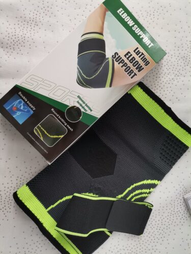 Cotiera elastica ajustabila cu bretea elastica, verde cu negru, universala photo review