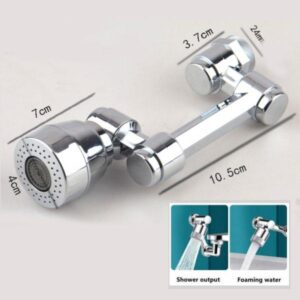 Cap de robinet rotativ, cu filtru și 2 tipuri de jet - imagine 3