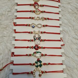 SET 12 X Bratara Martisor cu Snur Reglabil, Trifoi, Buburuze, Kuromi Pentru Copii și Adulți, 1 Martie 2026 - imagine 4