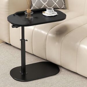 Masuta de cafea reglabila cu picior pentru pat sau canapea, blat rotativ 360° , 40 x 30 cm, inaltime 43-80 cm