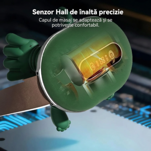 Aparat masaj cervical gat si umeri 4D cu incalzire, ManifestAct profesional, fara fir, masaj ce imita mana umana, 3 moduri, cu autonomie la baterie de pana la 12 zile pentru relaxare si dureri musculare perfect pentru un cadou pentru cei dragi - imagine 6