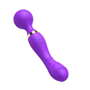 Vibrator pentru punctul G si clitoris VibeControl PassionPulse, Stimulare dubla, Silicon, Impermeabil, Fucsia, 22x3,7 cm - imagine 5