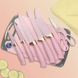 Set 19 ustensile de gatit din silicon cu maner rezistent din bambus, suport si tocator - imagine 5