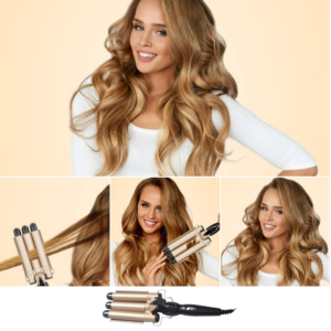 Ondulator de Par cu 3 Tuburi - Control Profesional Temperatura, Aranjare Rapida in O Singura Trecere - imagine 8