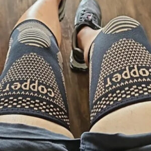 Set 2 Genunchiere Cu Fir De Cupru + Gel Antireumatic CADOU, bandaj pentru genunchi cu compresie photo review