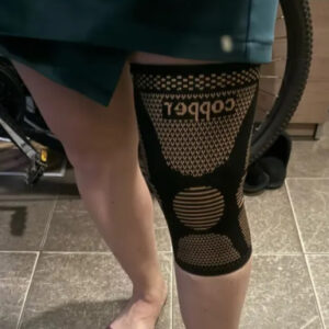 Set 2 Genunchiere Cu Fir De Cupru + Gel Antireumatic CADOU, bandaj pentru genunchi cu compresie photo review