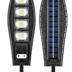 Set 1+1 Lampa Solara Cobra 168 Led , Ip66 , Senzor de Lumina + Senzor de Miscare + Telecomanda - imagine 2